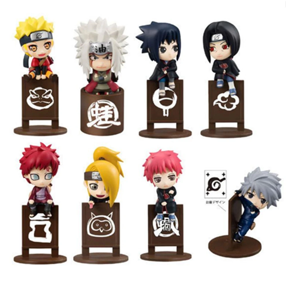 picture Kid Cute Kakashi Pictures 1 pcs cartoon action figure cute sasuke kakashi itachi jiraiya deidara gaara pvc model anime collection kid gift toy