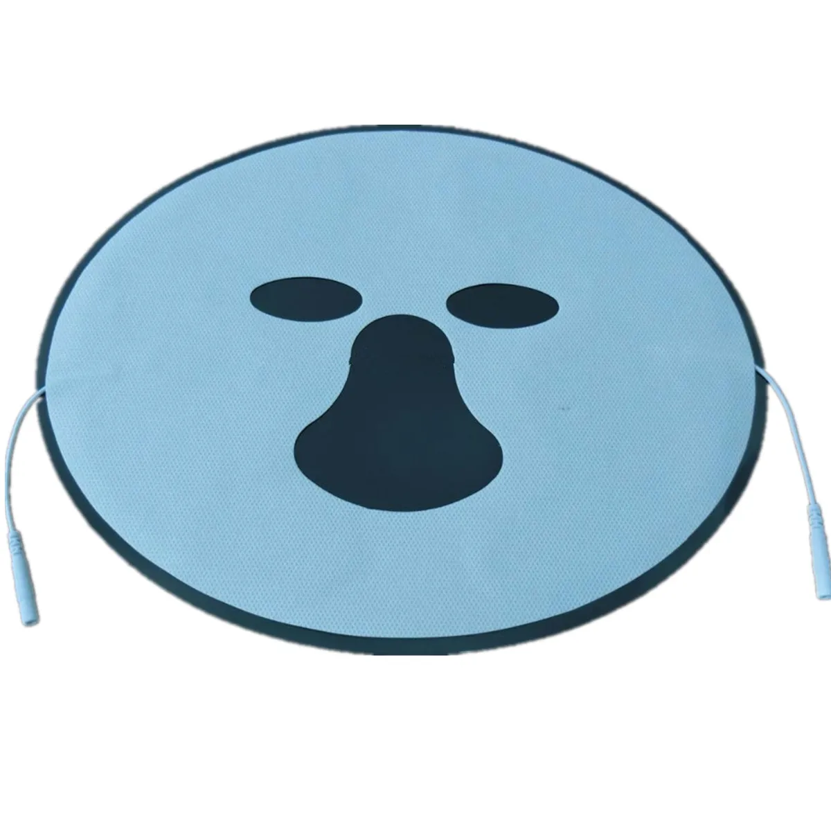 1Pc 2.00 Pin Connector Cable Electrode Facial Mask Pads  For Electrotherapy Face Tens Machine Facial Beauty