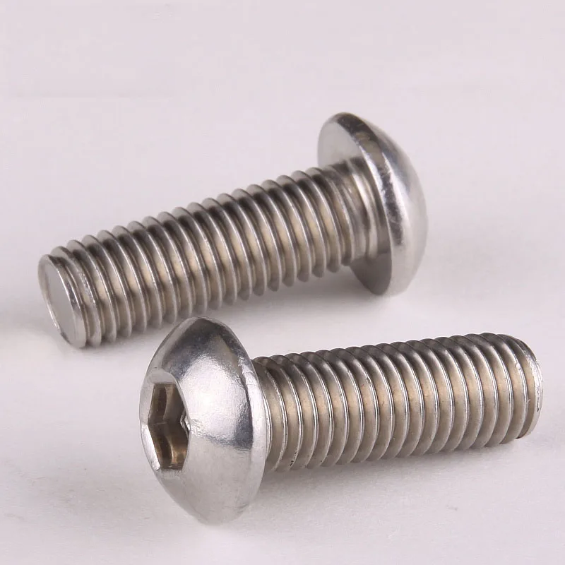 15PCS 304 Stainless Steel Round Head Hexagon Pan Head M3*30in Screws from Home Improvement on