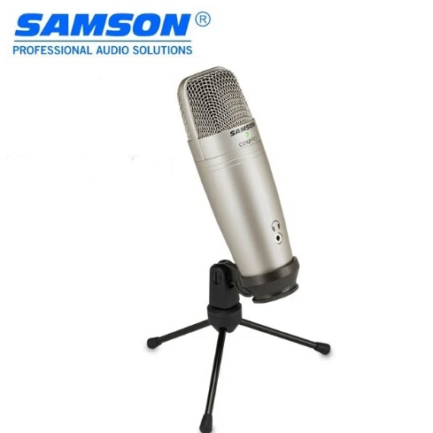 Оригинальный Samson C01U Pro USB Студийный конденсаторный микрофон для записи музыки ADR