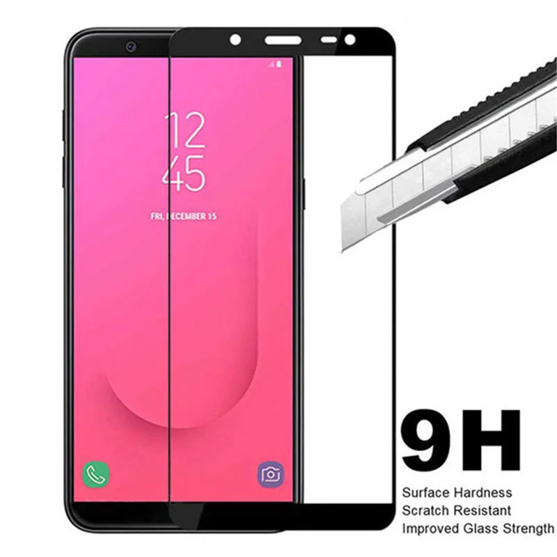 Защитное стекло закаленное для Samsung Galaxy J6 J4 plus 2018|Защитные стёкла и плёнки| |