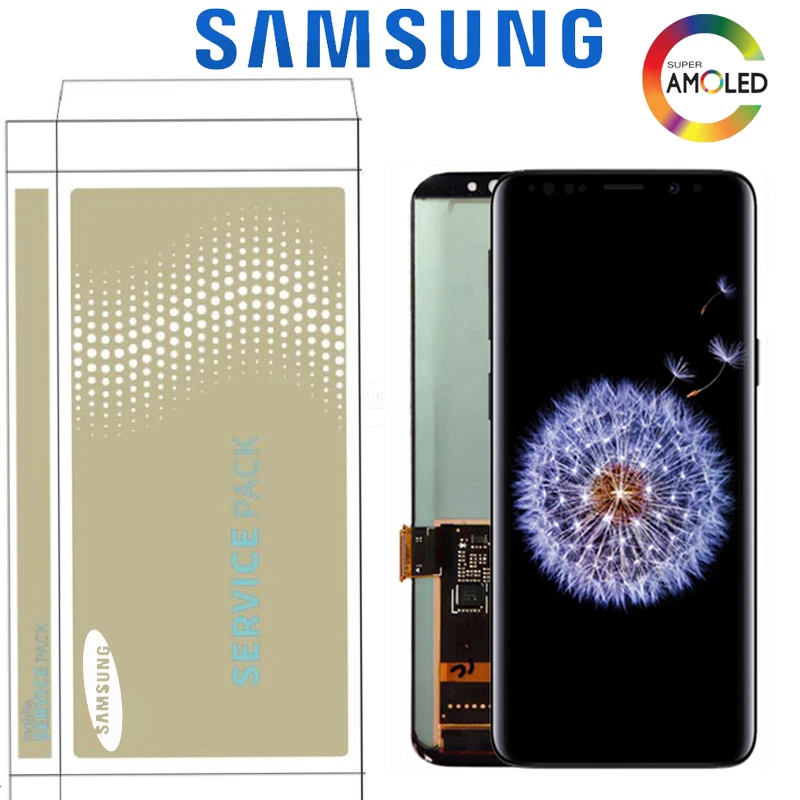 Оригинальный 5 8 ''Супер Amoled дисплей для SAMSUNG Galaxy S9 G9600 ЖК с сенсорным экраном