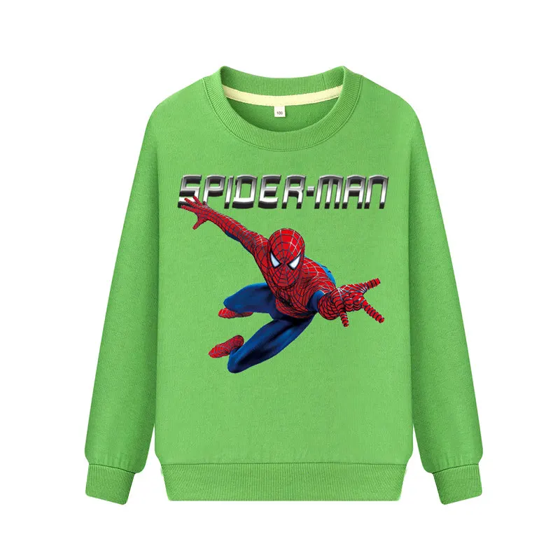 Boys Girls Long Sleeve Hoodies Costume Clothing Children Spidenman Print Hoodie Coats Kids Baby Casual Pullover Sweatshirt WK133 (5)