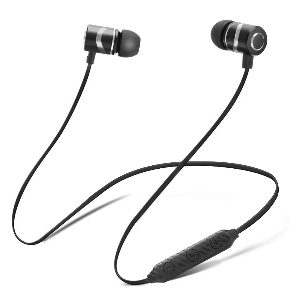 

Yodeli L18 Bluetooth Earphone Magnetic Wireless Earpiece Stereo Bluetooth Earbuds Sport Headset with Mic for xiaomi iphone Phone