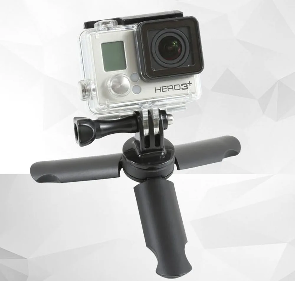 

Mini Tripod Stand Holder table tripe Light + Phone holder Live Show Self sticks Monopod stick 65mm for Gopro cellphone
