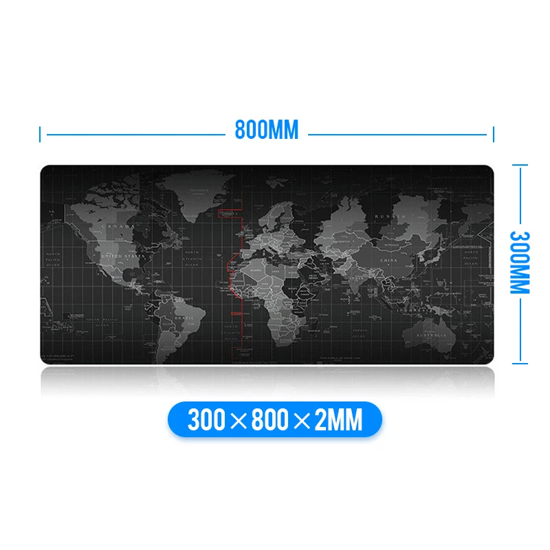 Универсальный нескользящий игровой коврик для мыши большая карта старого мира запирающийся край коврик для мыши ноутбук компьютерный коврик для мыши для игр коврик для мыши - Цвет: 30X80X2 CM