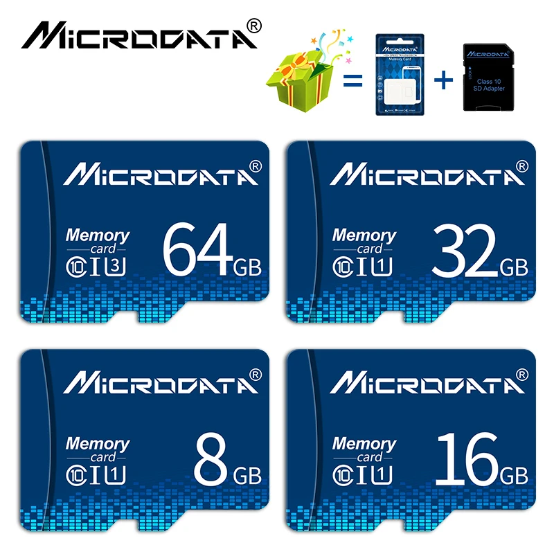 Класс 10, 128 ГБ, 64 ГБ, SDXC, 32 ГБ, карта памяти, SDHC, 16 ГБ/8 ГБ/4 ГБ, карта micro sd, карта TF, карта памяти, флэш, Microsd, с SD адаптером в подарок