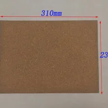 2 шт. саксофон флейта кларнет клей резиновый пробковый лист 1,0 мм