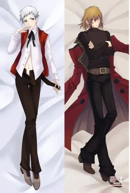 New Persona Male Anime Dakimakura Japanese Hugging Body Pillow Cover | Дом и сад