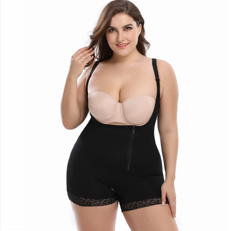 

Open Crotch Shapewear Women Modeling Strap Full Body Shaper Bodysuit Slimming Waist Trainer Tummy Control Plus Size 6XL Lingerie