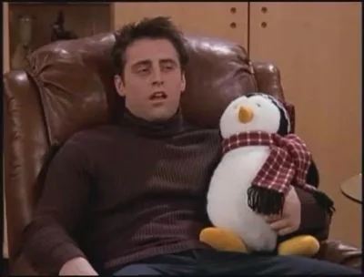 Подарки Сувениры 40 см Tv Show Friends связанные игрушки Рейчел Joey HUGSY плюшевые игрушки мягкая игрушка-пингвин кукла с шарфом жилет очки