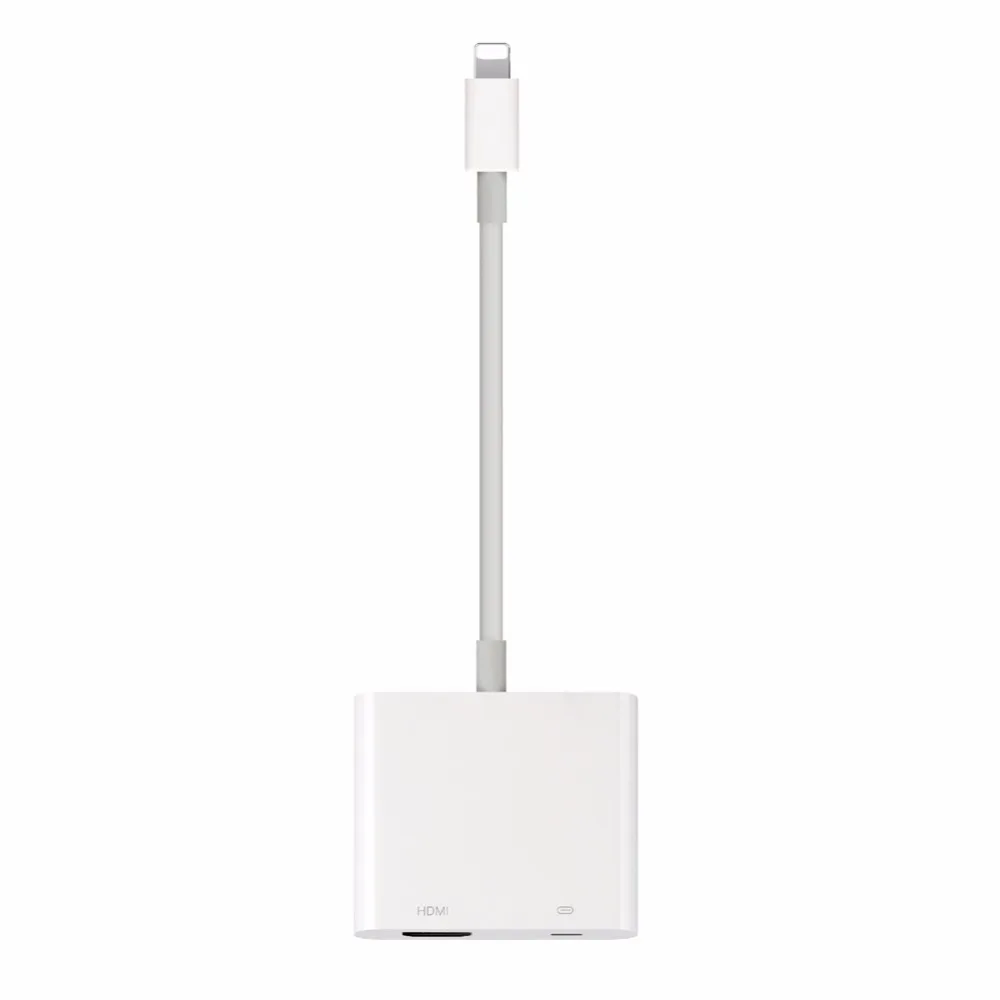 2 шт. HDMI адаптер и HDMI кабель для iPhone 6 7 8 X XS XR iPad HDMI 1080 P HD AV/ТВ конвертер Поддержка iOS 12 для Lightning charge