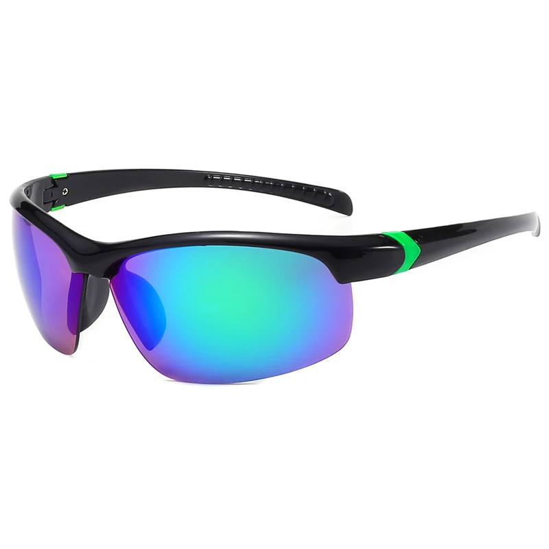 Уличные спортивные очки для рыбалки мужские и женские охотничьи походные очки UV400 Защитные очки для глаз велосипедные очки - Цвет: Blackgreen