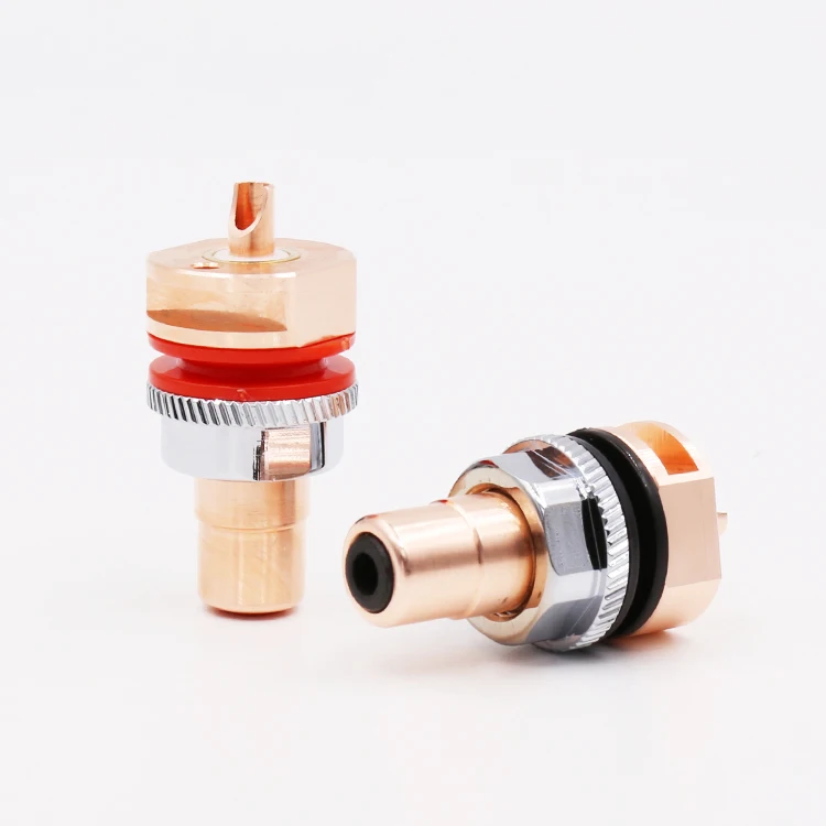 Hifi Viborg RC101 Чистая медь RCA разъем припоя гнездо|socket|socket rca |
