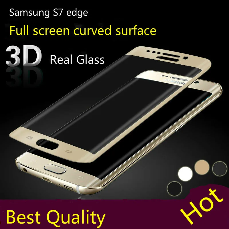 Mocolo 3D Curved Full Cover 9H Tempered Glass Screen Protector For Samsung Galaxy S7 Edge g9350