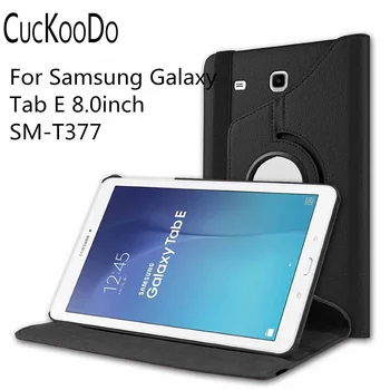 

CucKooDo 360 Degree Rotating Stand Auto Sleep Wake Smart Cover for Samsung Galaxy Tab E 8.0 SM-T377 4G LTE 8-Inch