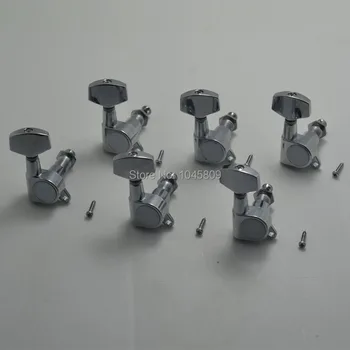 

6PCS Chrome Guitar Locking Tuners Electric Guitar machine head Guitar Accessories