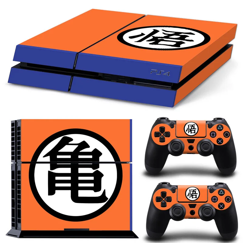 

Dragon ball skin sticker for Sony playstation 4 PVC vinyl full body cover sticker for ps4 console and controller