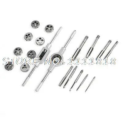 

Adjustable Tap Wrench Die Handle Stock Tool 20 in 1 Set