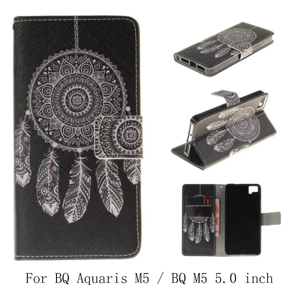 Из искусственной кожи Защитный чехол для BQ Aquaris M5 5.0 дюймов крышка Etui В виде
