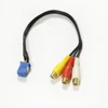 Car 3RCA Cable Adapter For Toyota DVD Navigation Headunit 6Pin Blue AV Port 3040 ► Photo 3/5