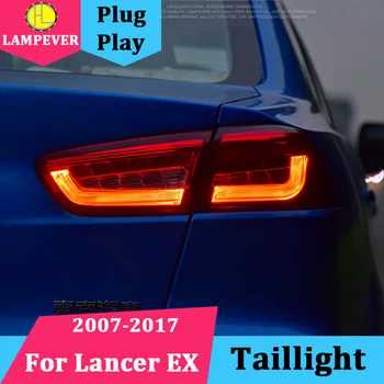 

Lampever taillight for Mitsubishi LANCER EX Taillights 2007-2017 lancer LED Tail Lamp Rear Lamp DRL+Brake+Park+Signal led lights