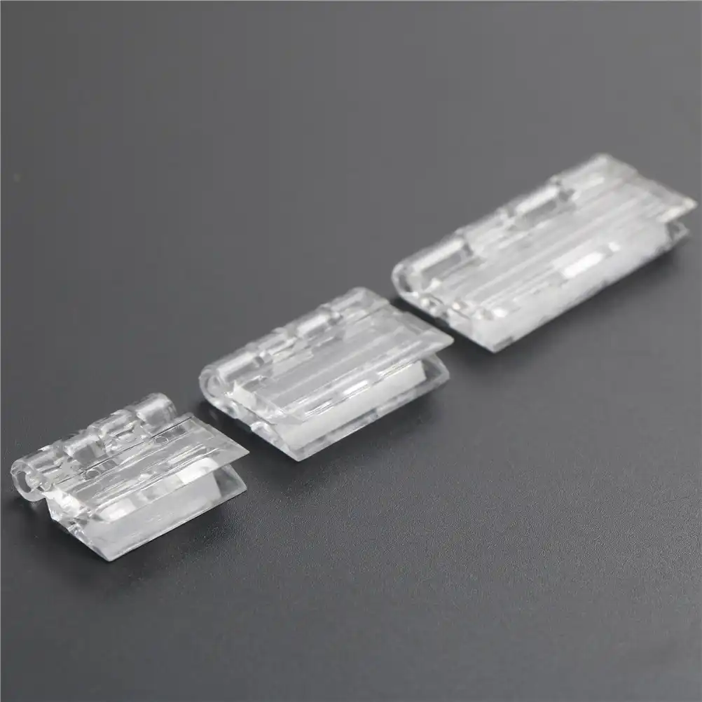 Hinges 200PCS/LOT H30X33MM Acrylic Hinge Perspex Transparent