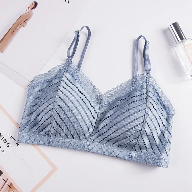 

Women Bralette Sexy Padded Seamless Bra Women Lace Wireless Bralette Sexy Female Lingerie Underwear