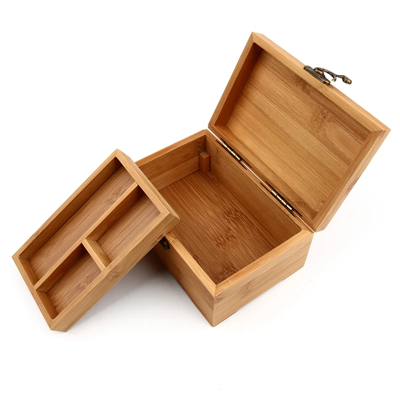 

Wooden Box Vintage Storage Box Wood Box Jewelry Multiple Lattice Makeup Organizer Cosmetics Wooden Caskets Container Engraving