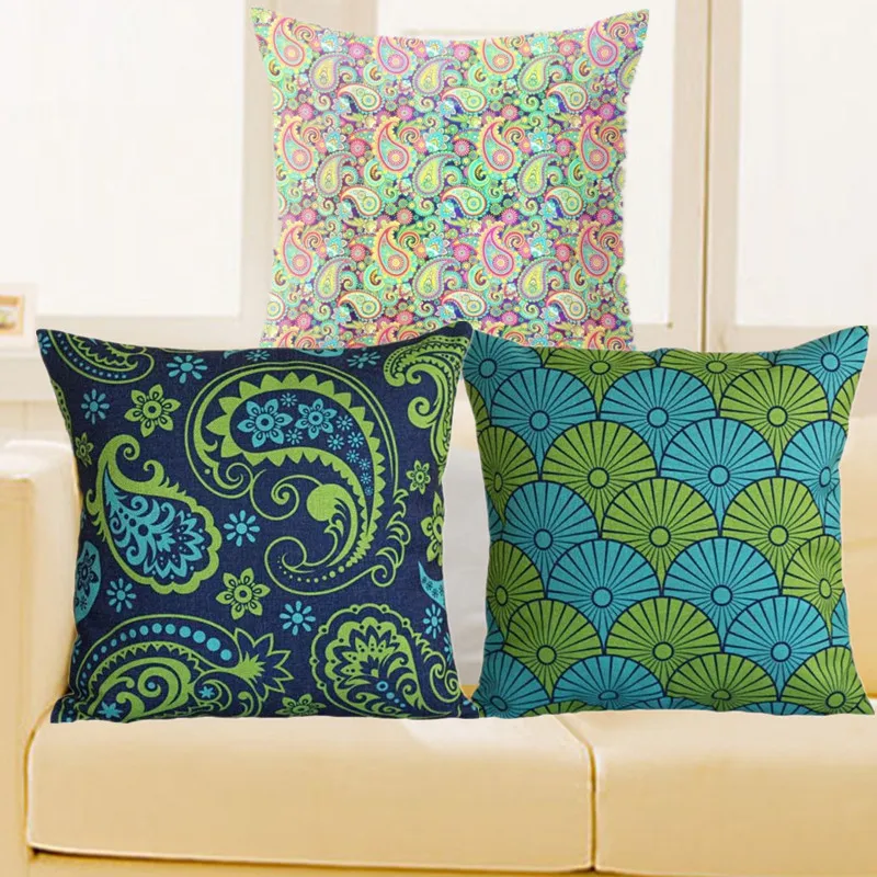 2018 New Design Paisley Pillowcase Bohemian Cushion Cover
