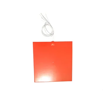 

240v 315*330*1.5mm 350w silicone heat bed for 3d printer adhesive 1 side 100k thermistor 4mm hole center 1000mm lead wire