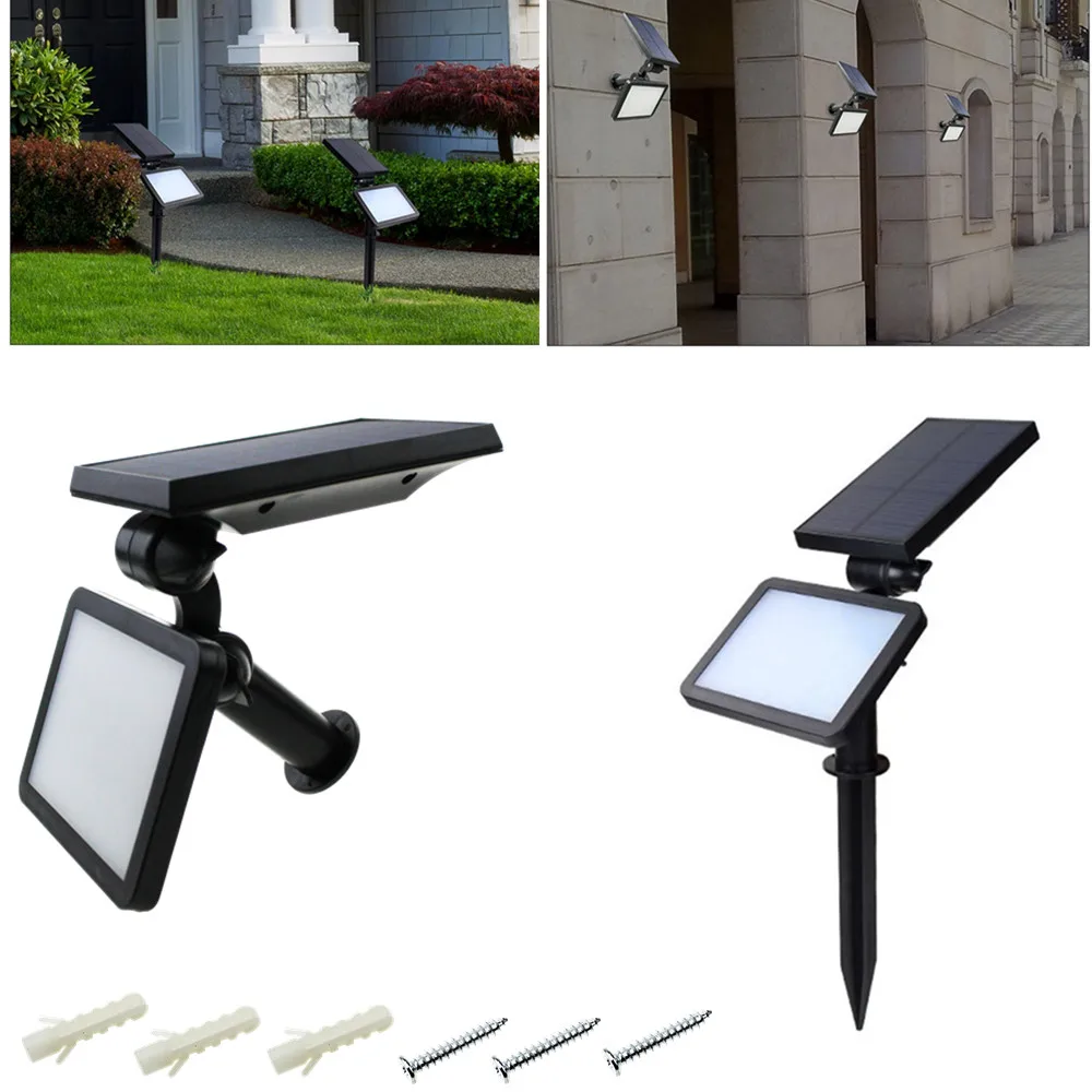 

48LEDs Energy Saving Solar Power Panel LED Solar Street Light Outdoor Yard Sidewalk Fence Path Pool Pond Lawn Garden Lamp