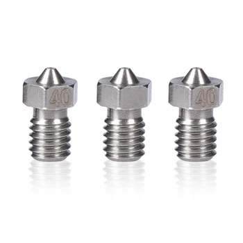 

3D Printer 3D V6 Extra Nozzle V6 Stainless Steel Nozzle 0.25mm/0.4mm/0.8mm For 1.75/3.0mm Filament For 3D Printer Parts