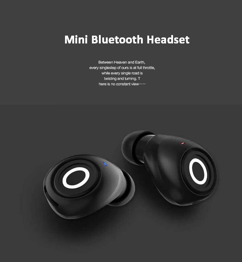 Yulubu, классические, мини, A6, беспроводные наушники, Bluetooth 4,1, вкладыши, наушники, музыкальные наушники, гарнитура, микрофон для смартфона