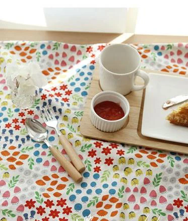 Hogar-textil Lino algodón tela Floral parche Metro imprimir telas Lino algodón sofá telas tejido colcha costura 100x140 cm. - 1