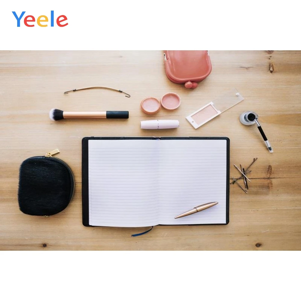 

Yeele Book Makeup Tools Wooden Board Portrait Photographic Backdrops Customized Photography Backgrounds Photocall Photo Studio