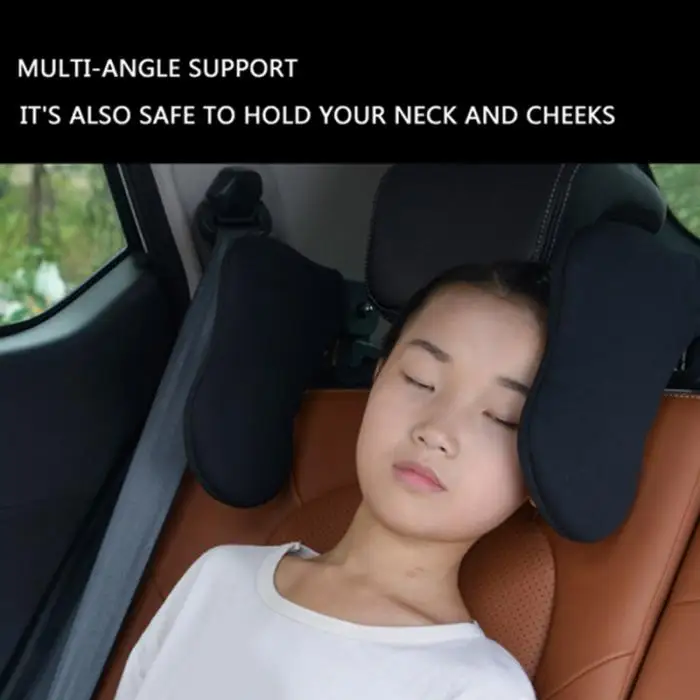 Подушка для подголовника автомобиля, многоугольная регулируемая подушка для поддержки головы NJ88