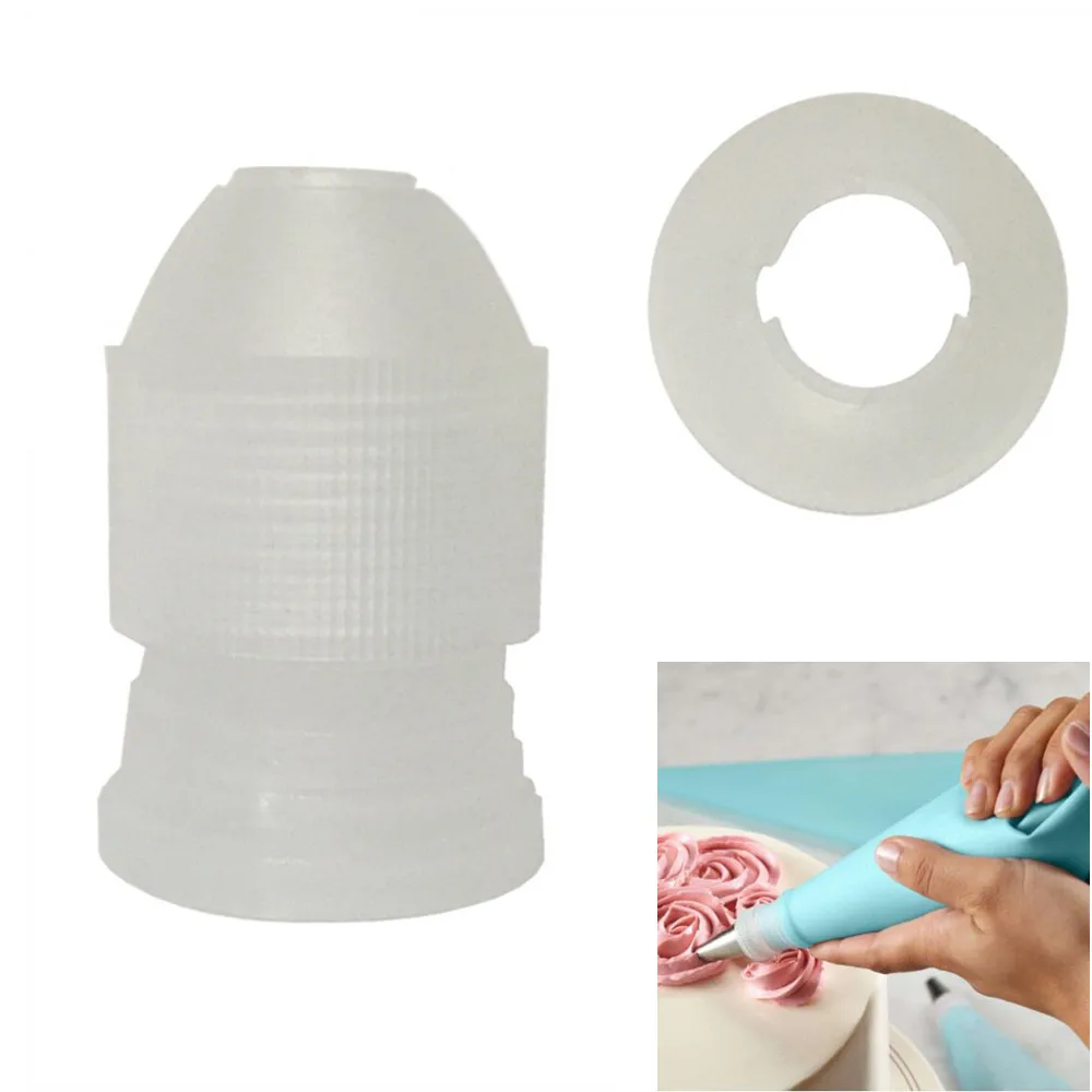 1pcs Icing Piping Decorating Mouth Converter Adapter Pastry Tips