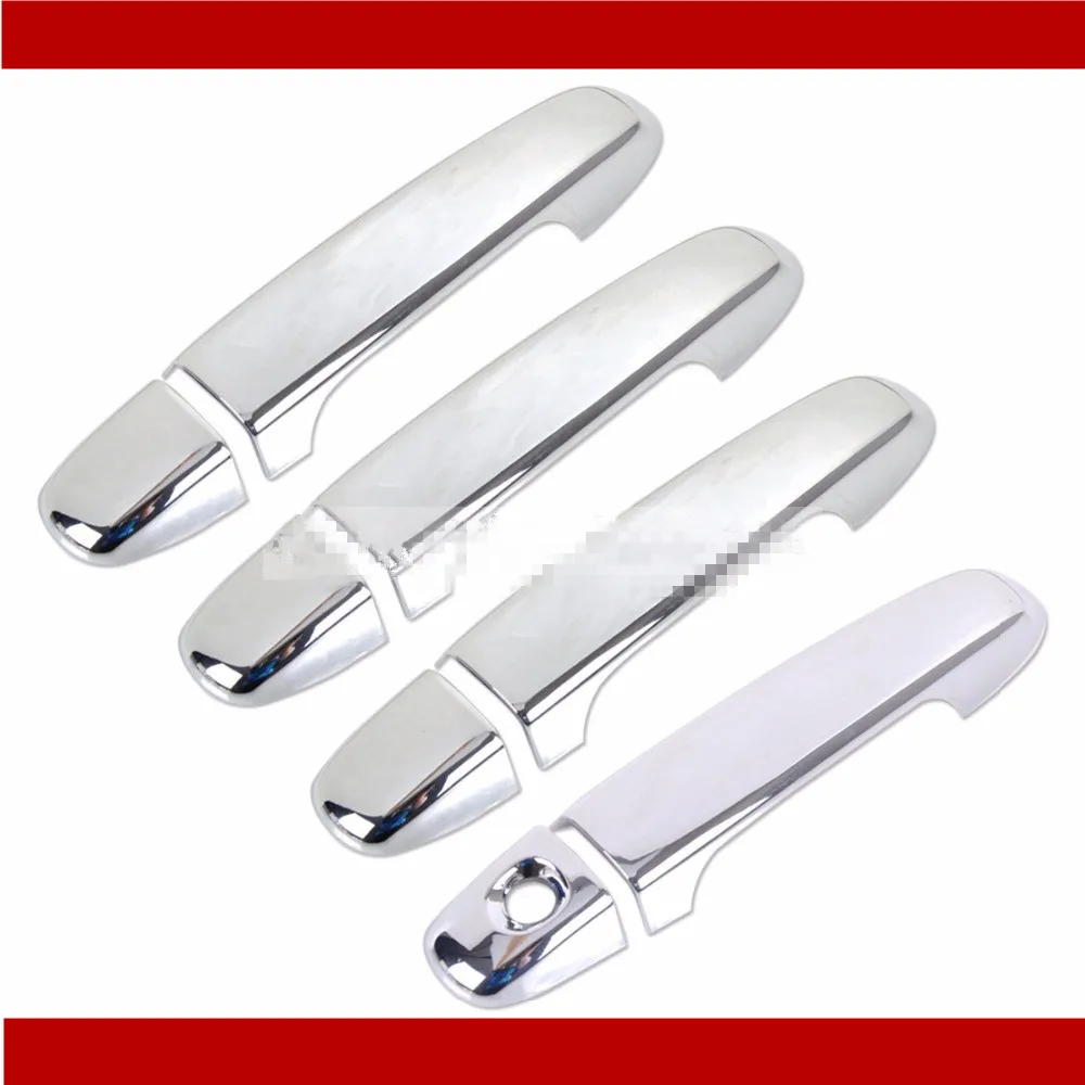 LB New ABS Plastics Chrome 8PCS Door Handle Cover Trim fit for Toyota