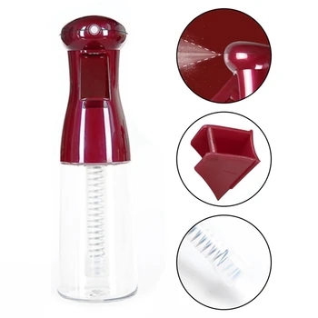 

200ML Portable Plastic Spray Bottle Transparent Makeup Moisture Atomizer Pot Fine Mist Sprayer Bottles Hair Hairdressing Tools