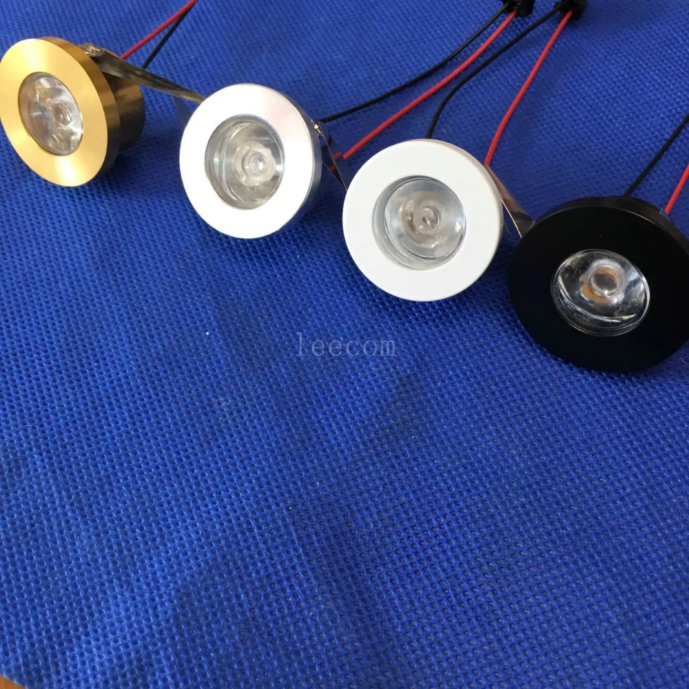 

20pcs/lot LED Mini Cabinet Downlight 3W diameter 31mm 230v dc12V black Frame Recessed Ceiling No Flicker Spot Lights For Home