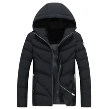 Модная хлопковая Толстая мужская куртка на зиму, повседневная классическая теплая зимняя ветровка, верхняя одежда, парка, мешковатый худи, пальто для мужчин