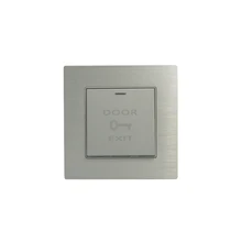 10 шт.) серебристого цвета металлическая Поверхностная Кнопка открытия входной двери переключатель контроля доступа автоматическое переключение переключатель двери