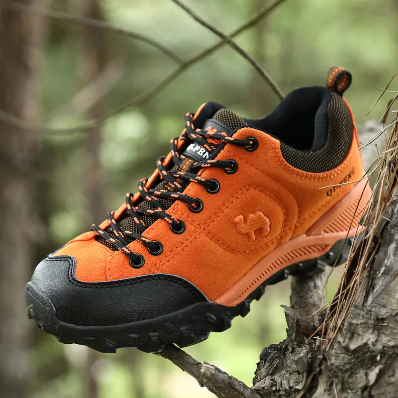 Outdoor Hiking Shoes Men Boots 2017 Spring Leather Shoes Climbing