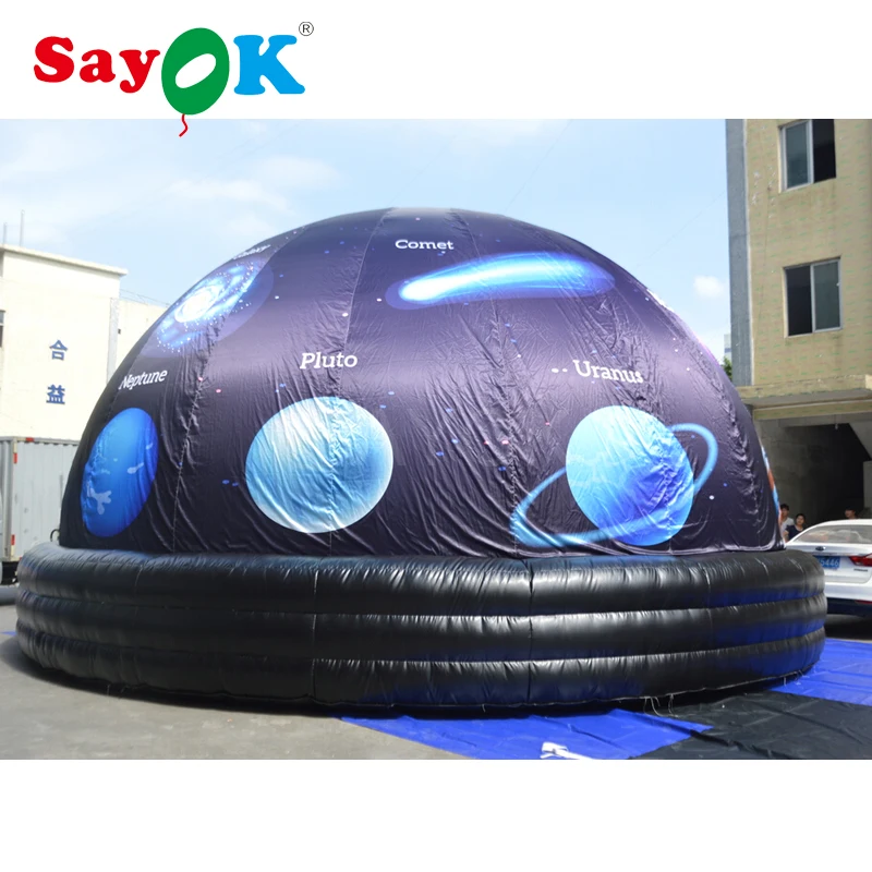 Надувная купольная палатка Sayok 8 м (26 2 фута) надувная проекция планетария