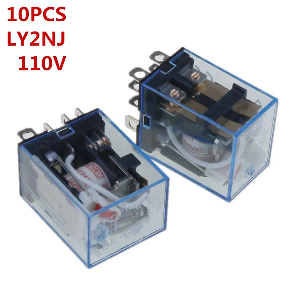 10 шт. реле LY2NJ 110 В AC маленькое А 8PIN катушка DPDT | Обустройство дома