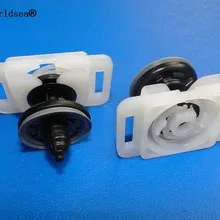 Shhworld Sea 100 шт. дверная пластина с уплотнительным слоем фиксатор для vw для audi авто пластмассовый фиксатор обшивки зажимов крепеж для автомобиля зажим