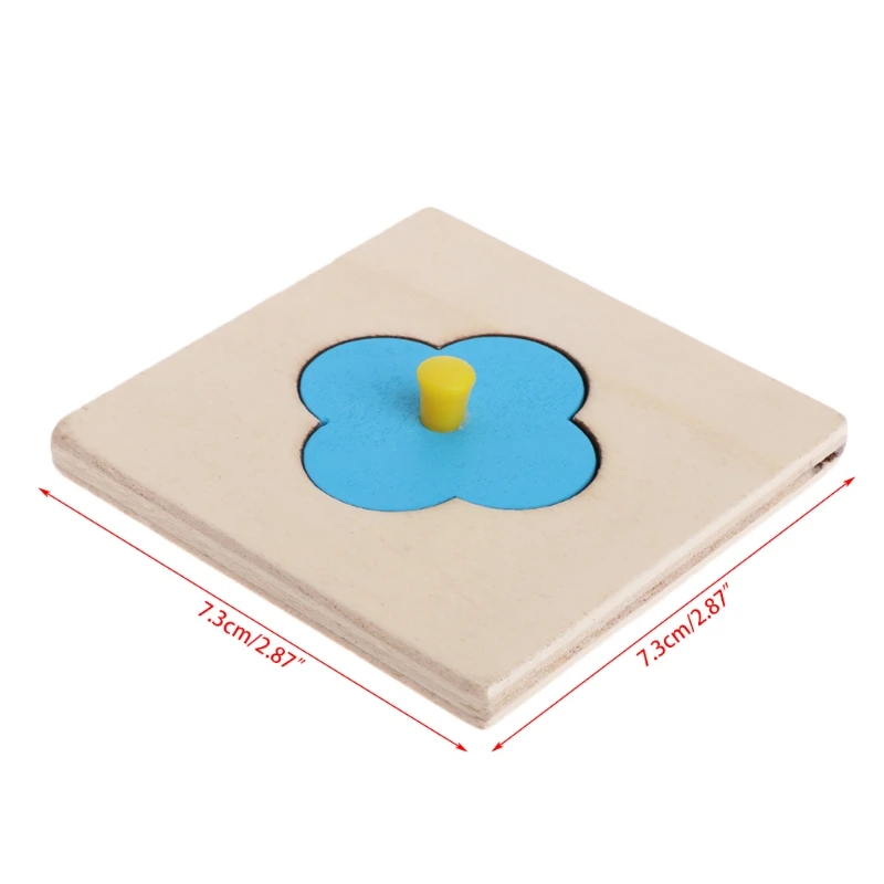 Развивающая игрушка Монтессори формы сортировка-пазл в виде геометрических фигур доска дошкольного образования детей