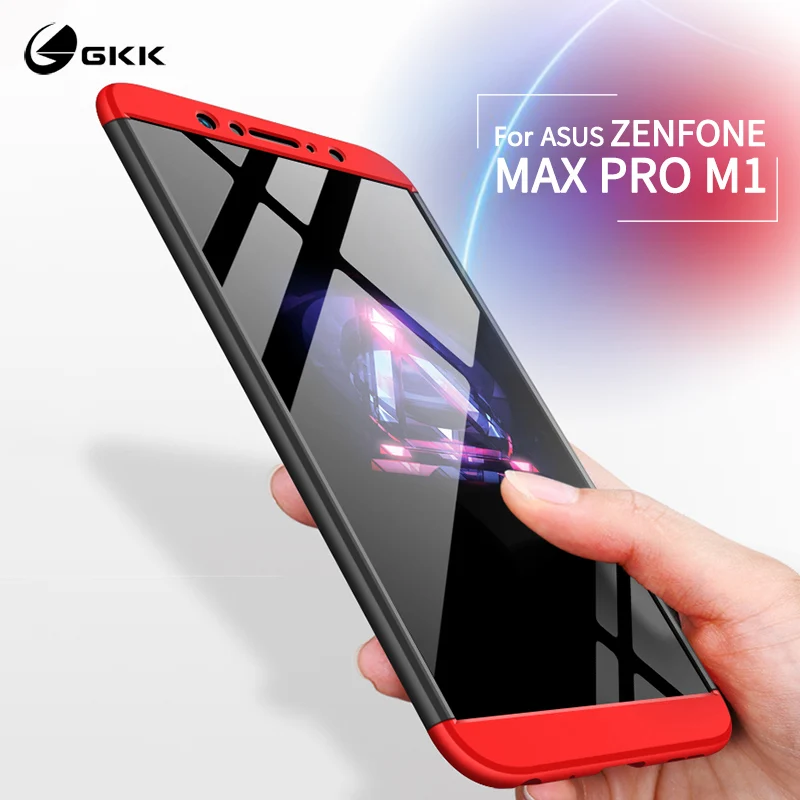 GKK чехол для Asus Zenfone Max Pro M1 ZB602KL ZB631KL M2 защитный 360 полная защита противоударный