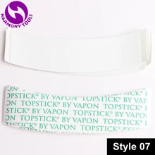 HARMONY 36 шт 0,7" x 3" от VAPON TOPSTICK контур белый-лайнер предварительно вырезанные супер волосы Ленточные вкладки Базовая Лента наклейки шт